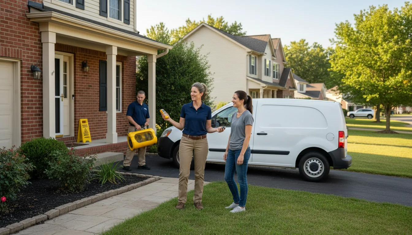 Residential water damage restoration in Montpelier, ID